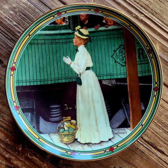 Vintage  Authentic 1986 Norman Rockwell Fine China - "A Mother's Welcome" Plate - Picture 1 of 7